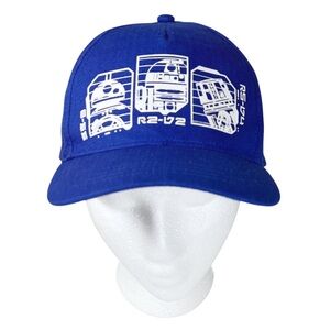 Star Wars Youth Droid Depot Blue and White Baseball Hat with R2-D2 EUC Sci Fi